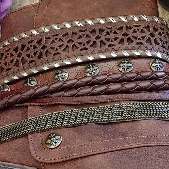 B52 By Bullboxer - Brown Ankle Boots -  Size 8 - Picture 6 of 8